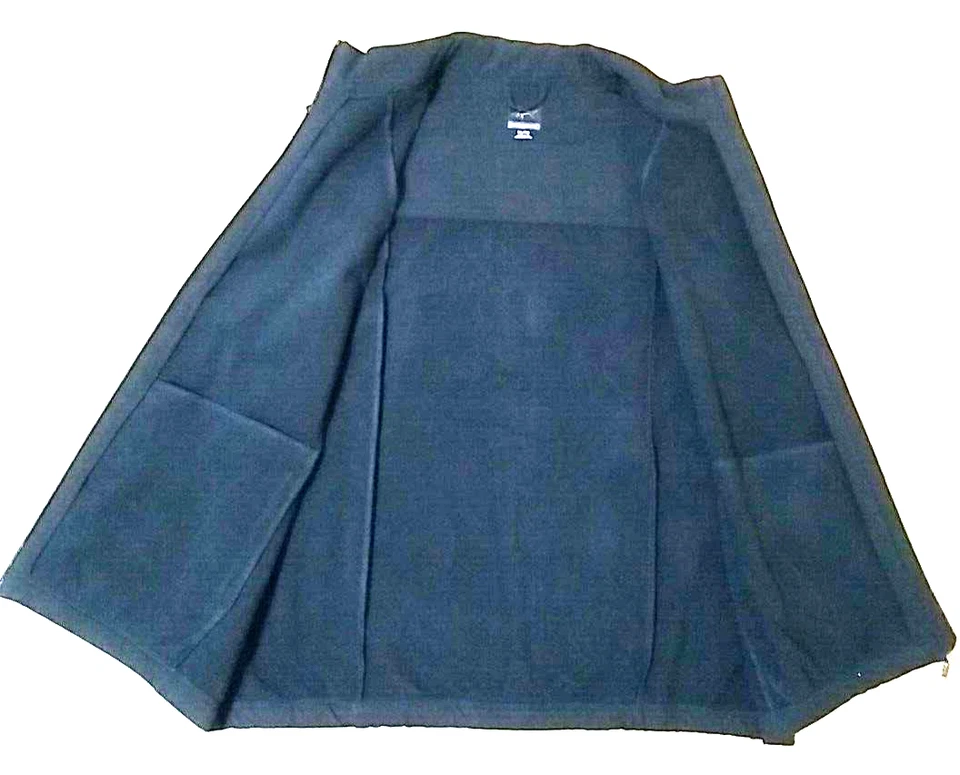 Greg Norman Tech Golf Vest Mens XL Dark Gray Full Zip Fleece Lined Windbreaker - Image 4 of 4