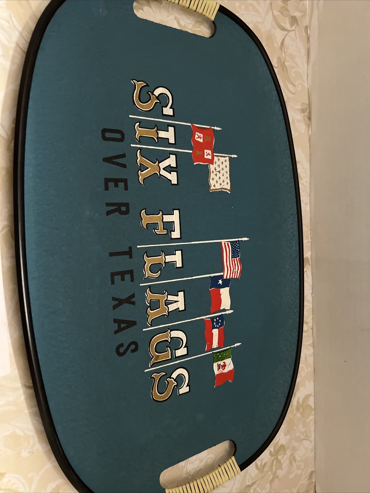 Texas Serving Tray - 6 Compartment Texas Snack Tray W/Dressing Cup. Great For Entertaining. Veggie Tray. Fruit Tray. Snack Tray. Entertaining Platter. Party Serving Platter