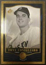 2001 SP LEGENDARY CUTS TONY CONIGLIARO BOSTON BRAVES #66
