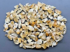 400g/0.88lb Small Natural Citrine Quartz Crystal Rough Stone Point & Pieces