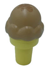 Play Food Authentic Playskool Vintage Chocolate Ice Cream Cone