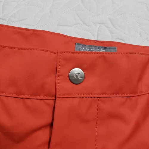 NWT J. Lindeberg Shorts Mens 38 Lawrence Micro Twill Coral Cargo Water Repellant - Picture 6 of 20