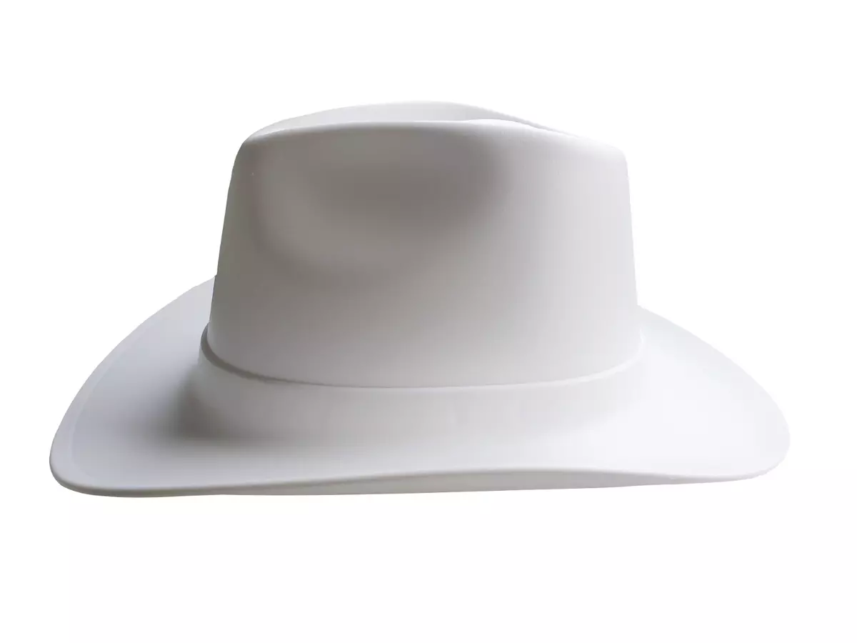 Vulcan Cowboy Hard Hat - Ratchet Suspension - White