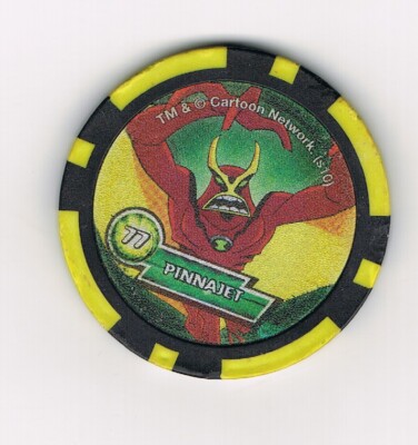 BEN TEN - SPIELCHIP CHIPS - PINNAJET 77 - CARTOON NETWORK