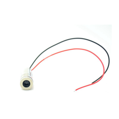 Focusable Red Lasers 650nm 30mw Dot Diode Module 12x35mm w/Driver In & Cable
