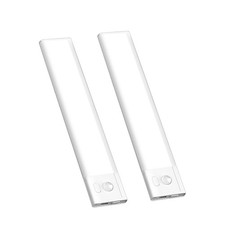 2 Pack White Under Cabinet Lights 3 Color Wireless Kitchen Lights