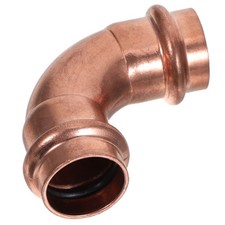 Copper Pipe Elbow Joint - Heavy Duty Press Coupling for Commercial Plumbing
