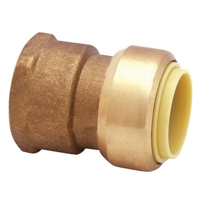 PPG 54062NLW for PlumbMaster 1/2 Push-Fit X Fip Wolv-Bite Brass Adapter