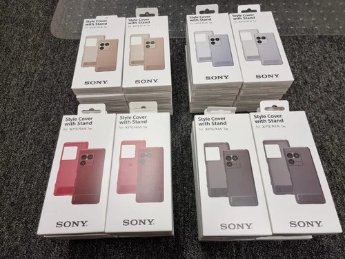 Genuine Brand New Sony Xperia 1 VIII XQZ-CBGE Style Cover Case Stand All Colors