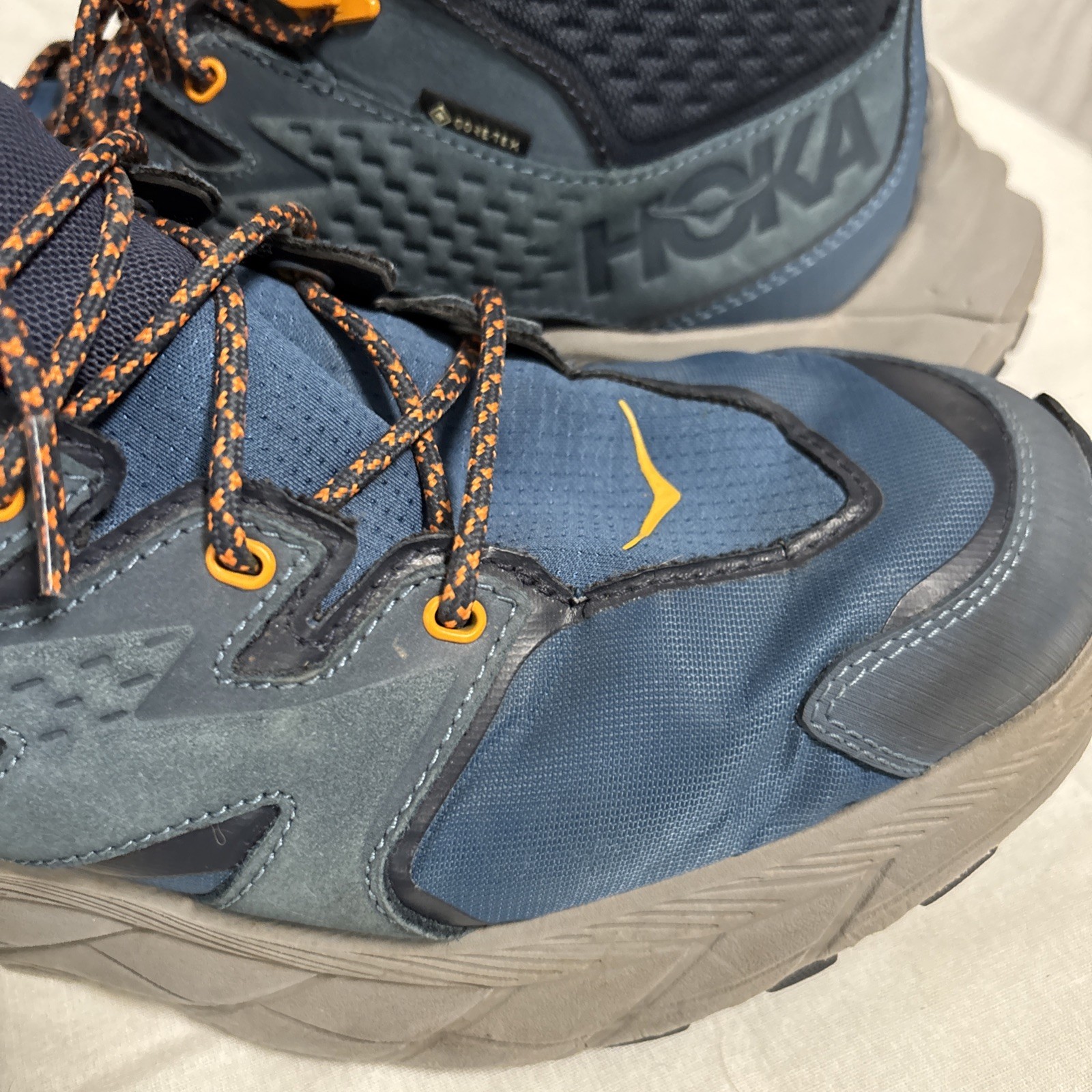 Hoka One One Anacapa Mid GTX Gore-Tex Hiking Boots Shoes Mens 9 Blue Trail thumbnail 17