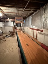 Vintage 22' American Shuffleboard Table w/ Electronic Scoreboard