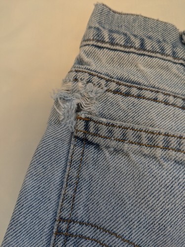 Husky cónico vintage envejecido Levi's Orange Tab 512 calce ajustado W 32 L 26 EE. UU. - Imagen 14 de 24