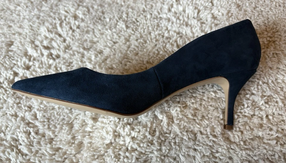 Zapatos de salón Saks Fifth Avenue de gamuza azul talla 8,5 Foto 3 de 4