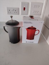 LE CREUSET CAFETIERE FRENCH PRESS 1L 34oz FLINT GREY - NEW IN BOX