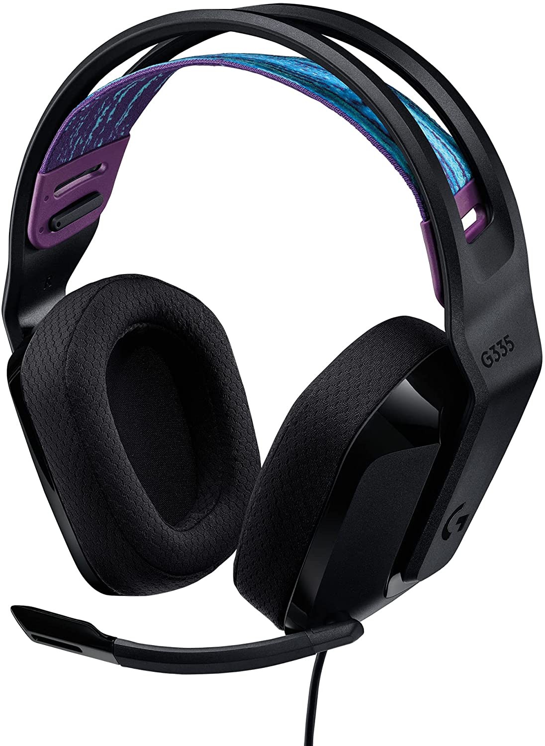 Logitech G G335 noir casque gaming filaire léger pour PC et consoles avec micro