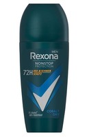 96,50€/L- 6X Rexona Men Nonstop Protection Deo Roll-On, Anti.72H-Cobalt Dry-50Ml