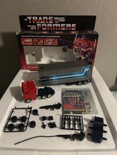 Transformers G1 Optimus Prime K.O. KO 100% Complete w/ Box, Unstuck Stickers