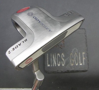 Odyssey White Steel 2-Ball Blade - 2 Putter Stahlschaft 85 cm Länge Winn Grip