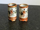STUNNING PAIR ANTIQUE JAPANESE MEIJI PERIOD KUTANI PORCELAIN VASES