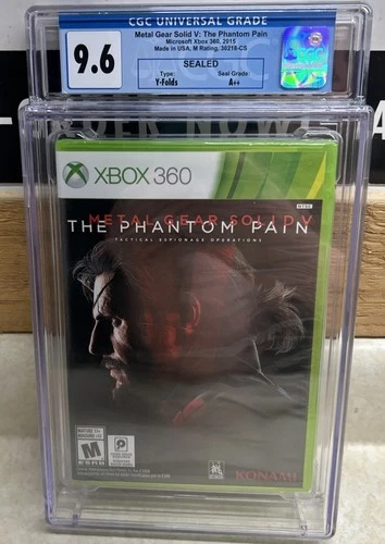 Konami Metal Gear Solid V The Phantom Pain Sealed Xbox 360 CGC Graded 9.6 A++