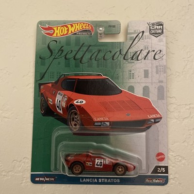 Hot Wheels Car Culture Spettacolare Lances Stratos LPI800-4 Chase Car