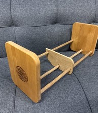Napa Valley Wooden CD DVD Storage Adjustable Slider Rack Holder