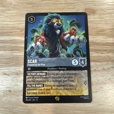 Scar - Created by the Vine - Attack of the Vine  194 - Lorcana - Legendary - NM