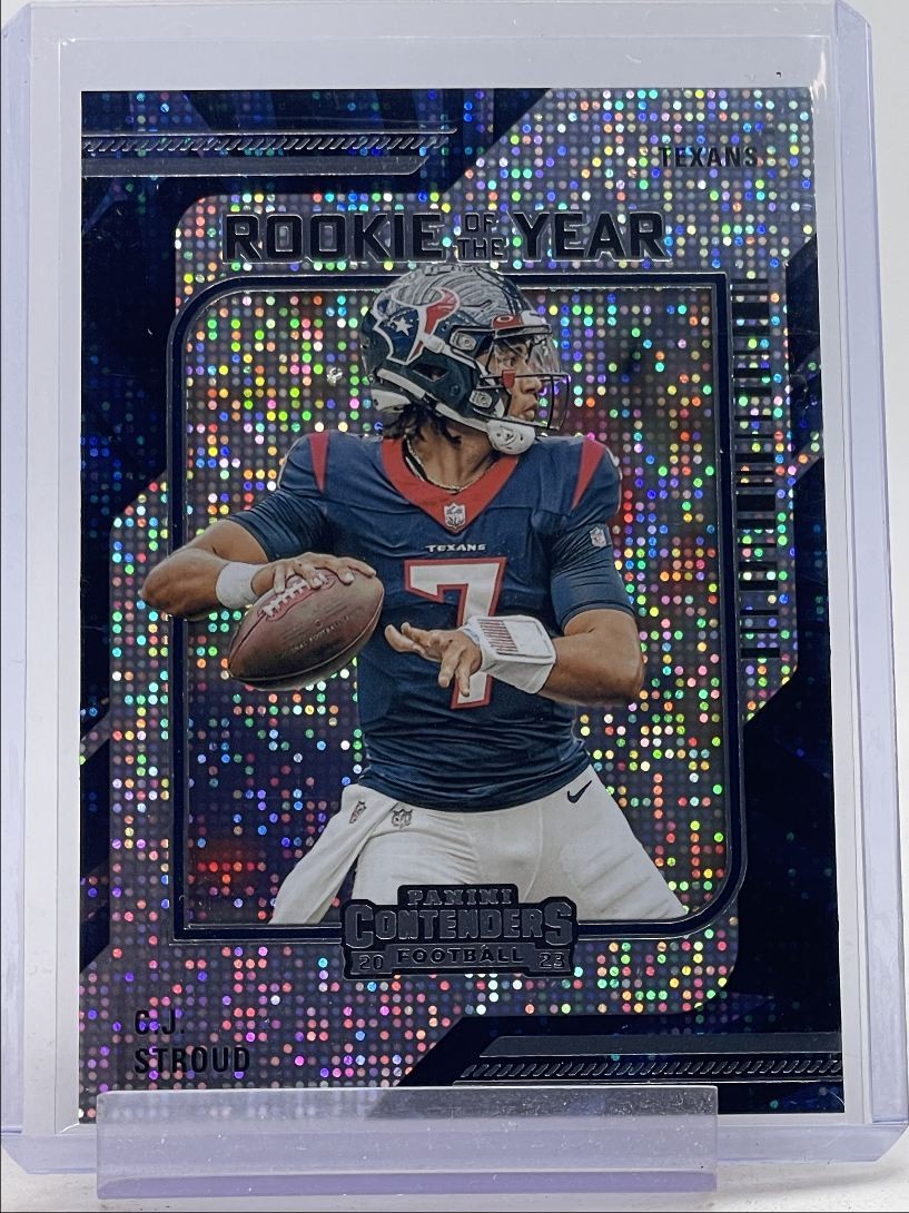 C.J. STROUD 2023 CONTENDERS ROOKIE OF THE YEAR HOBBY TEXANS RC Q4503