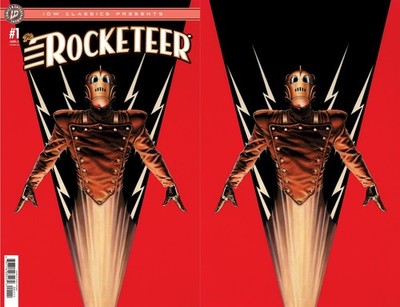 The Rocketeer #1 IDW Classics Cover A & Variant B Foil Full Art Dave Stevens Set