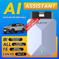 MUCAR BT200 MAX OBD2 Scanner Bidirectional Full System Car AI Diagnostic Tool