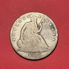 (1) Beautiful Toned Antique 1858-O Seated Liberty Half Dollar G-GOOD
