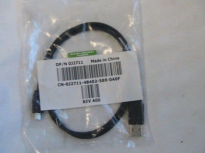 1 NEW DELL USB TO EXTERNAL FLOPPY DRIVE CABLE 0J2711 USB 2.0 TYPE A  MINI-B MALE