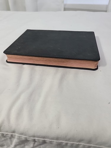 Red Letter Edition Self Pronouncing New Testament Holman Black Leather Vintage - Picture 13 of 14