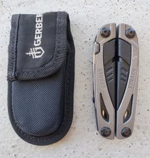 GERBER STRATA MULTI-PLIER 000334 W/ SHEATH, EXCELLENT OA, RARE, DISCONTINUED!