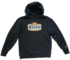 Kuiu Hoodie Black Logo Patch Hunting Sweatshirt Kids L Large EXC