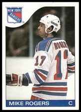 1985-86 Topps #39 Mike Rogers New York Rangers