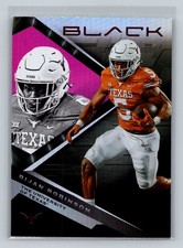 2023 Chronicles Draft Picks #22 Bijan Robinson Black Texas Longhorns
