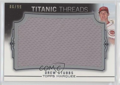 2011 Topps Marquee Titanic Threads Jumbo Relics /99 Drew Stubbs #TTJR-104 10lp