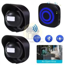 Waterproof Wireless Driveway 656 ft Long Alarm Outdoor Motion Sensor Detector US