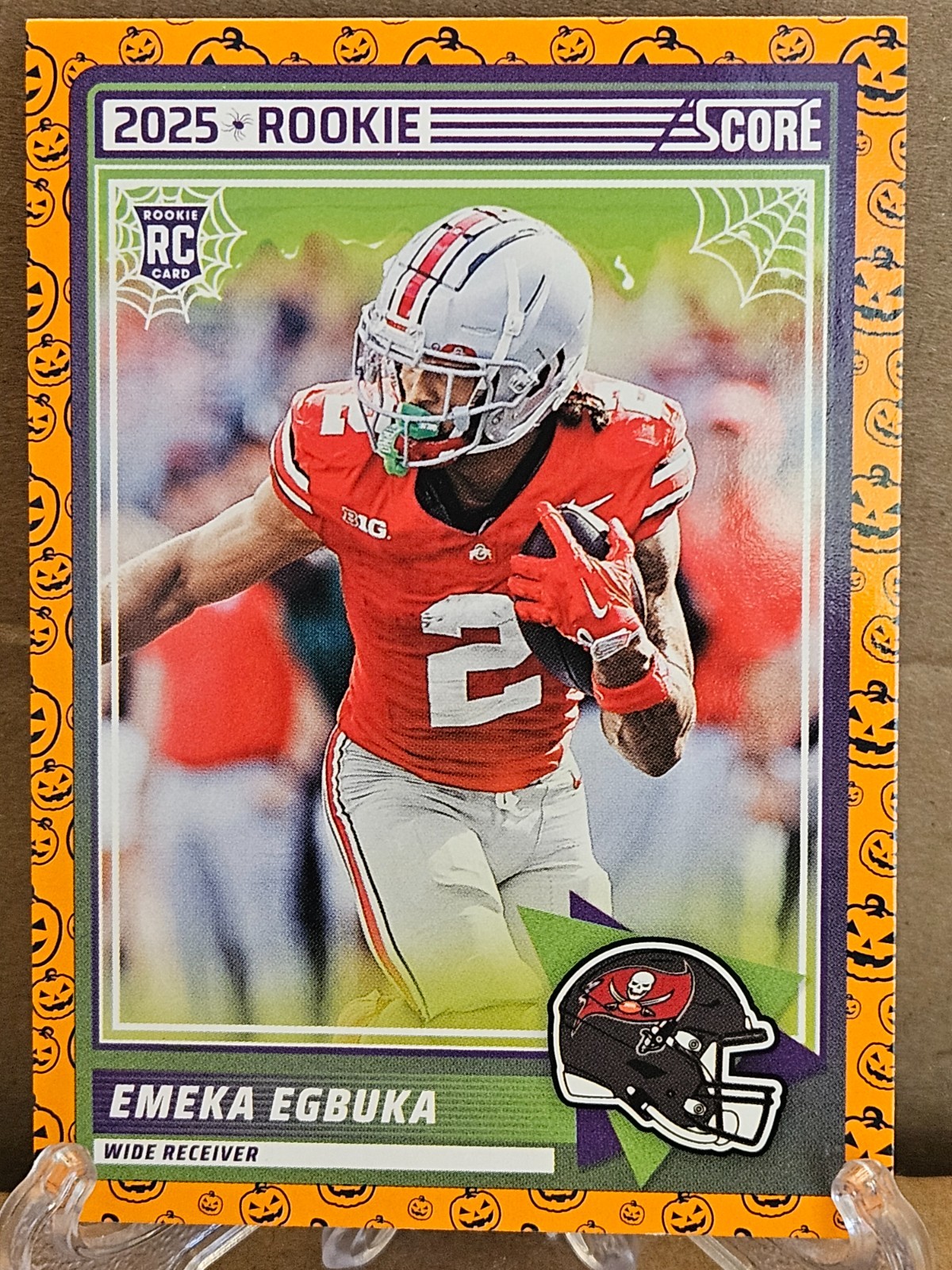 2025 Score - Rookies Emeka Egbuka #2 Orange (RC)