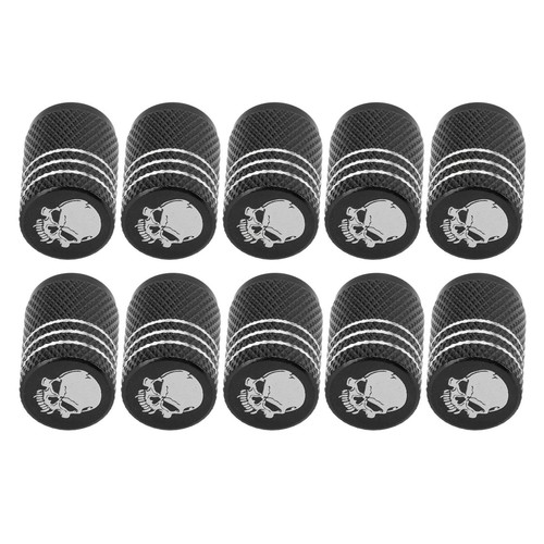 Tire Stem Valve Caps Skull Pattern Precision Thread Wheel Valve Covers For SUVs - Picture 15 of 24