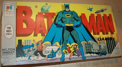 Vintage Milton Bradley THE BATMAN GAME 4648 Board Game Near Complete MADE IN USA