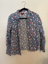 Panhandle Women's Western Shirt Pearl Snap Button, Size M