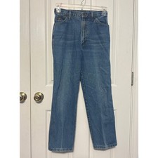 Vintage Wrangler High Waisted Jeans Medium Wash Made in USA MR695PW Misses 12
