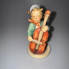 Hummel Sweet Music 186 Figurine Goebel Boy with Cello 1980 5" High