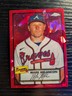 2021 Topps Chrome Platinum Anniversary Red Atomic Refractor /100 Mark Melancon