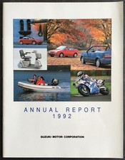 SUZUKI MOTOR CORPORATION Annual Report 1992