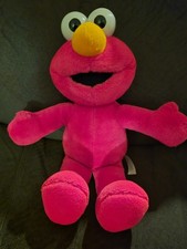vintage 2001 Fisher-Price bilingual Elmo plush-missing shirt