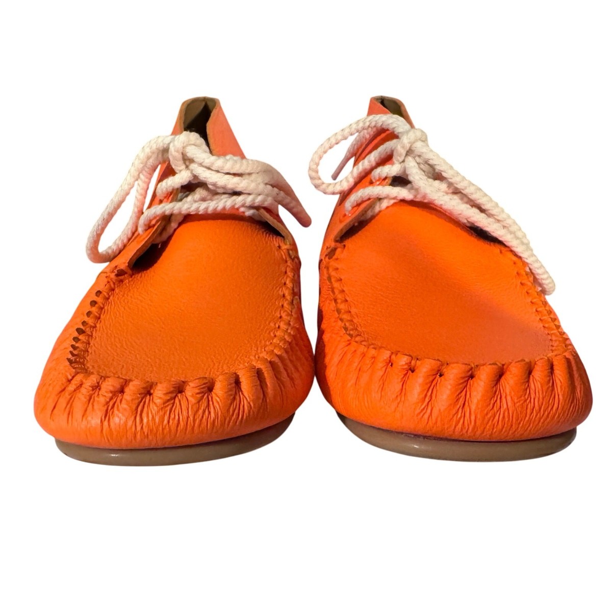 New Auth. Loewe Leather Lace Moccasins Booties Size 40 W/Box & Dust Bags Loewe Sierra Ankle Boot - Medium Tabacco / Brown – Kith main image 2