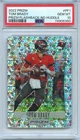 Tom Brady 2022 Prizm Flashback No Huddle Disco Prizm Tampa Bay Buccaneers PSA 10